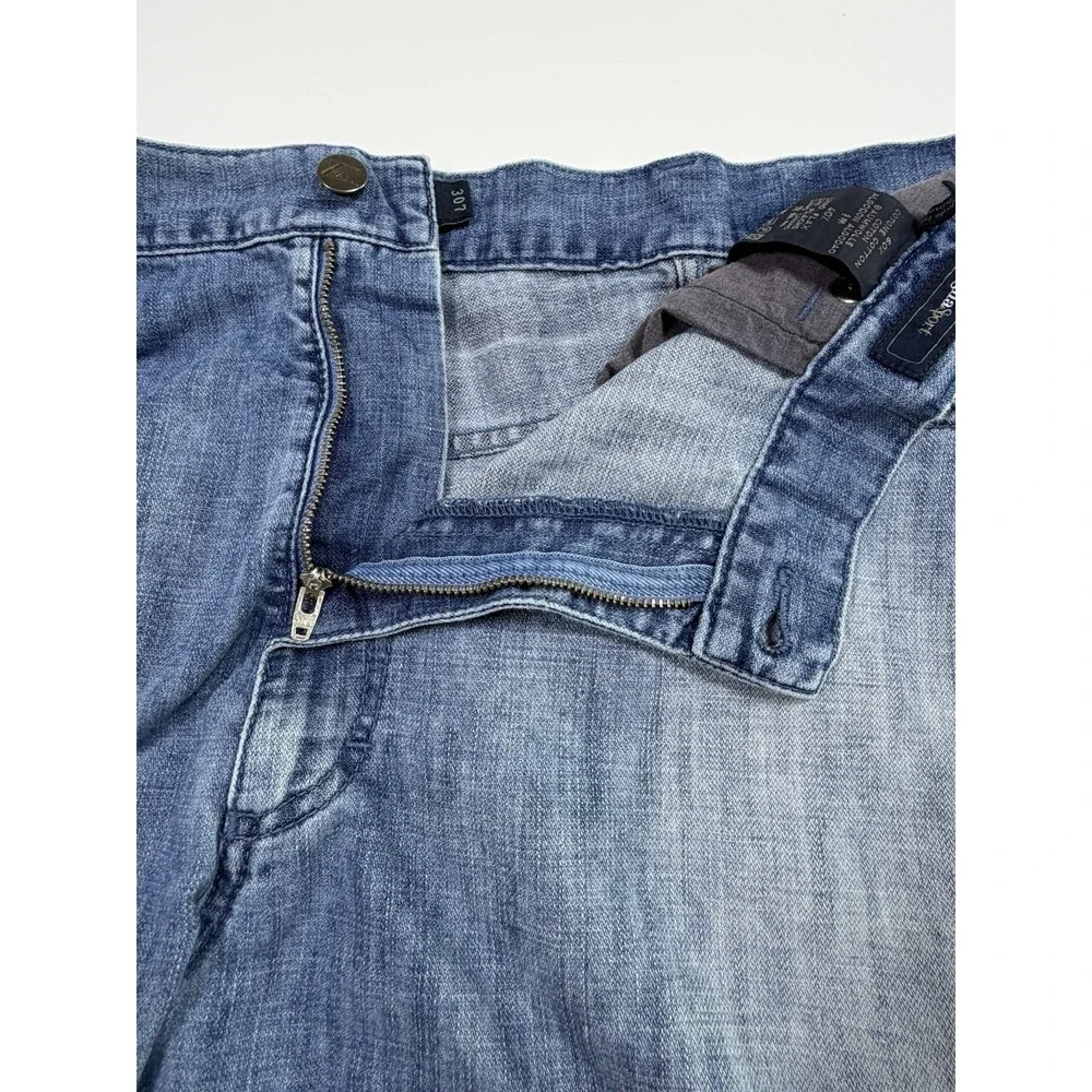 Zegna Sport Jeans Mens  Blue Straight 5 Pocket Denim Project 307 Size 42in
